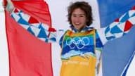 Le Français laisse éclater sa joie après la médaille de bronze à Vancouver.