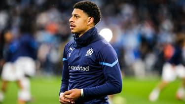 Luis Henrique avec l'OM en mars 2022