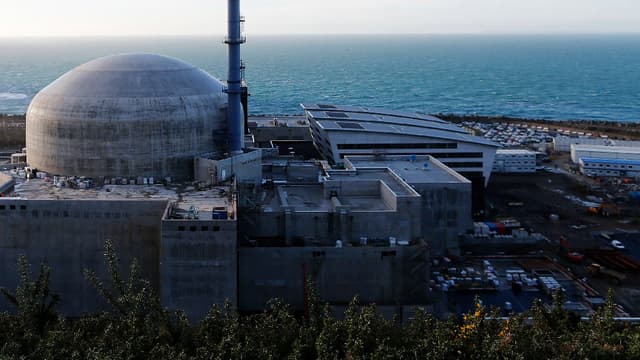 La centrale nucléaire de Flamanville, dans la Manche.