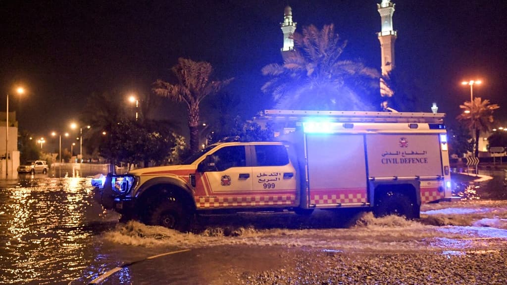Les images des inondations qui ont touché le Bahreïn, le 17 avril 2024