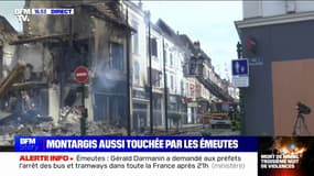 Pharmacie incendiée à Montargis: "Il y a encore un risque d'effondrement", explique le commandant des opérations de secours 