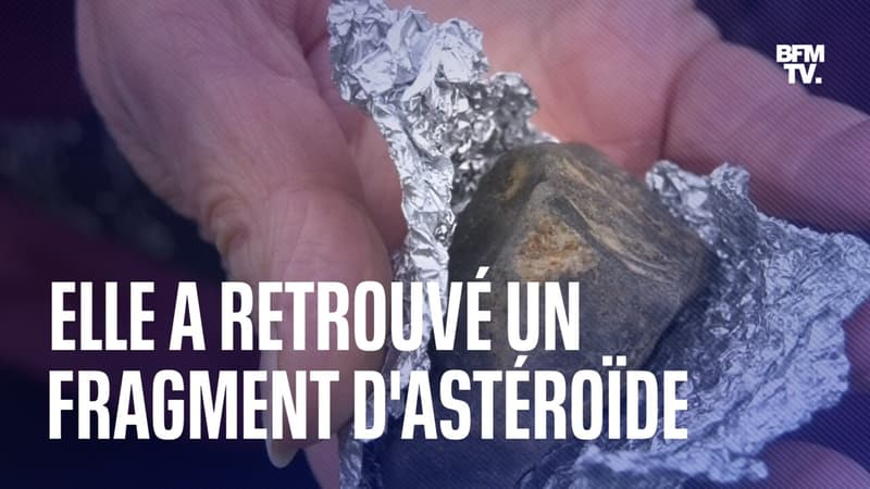Cette étudiante a retrouvé dans un champ normand un fragment de l'astéroïde qui a survolé la France