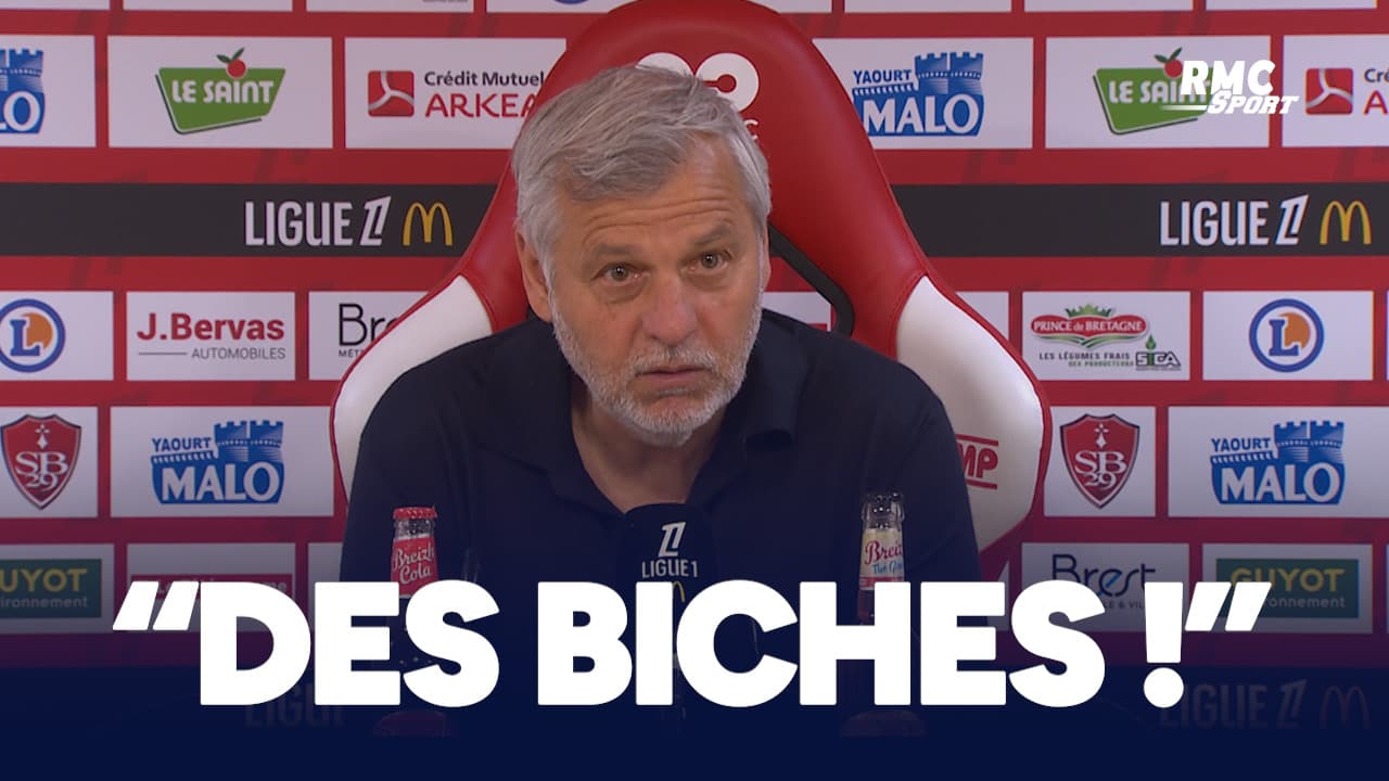 Brest 2-0 Lille : « Inadmissible » Genesio dégouté de la première période des « biches » lilloises – RMC Sport