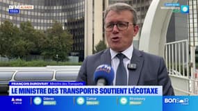 Alsace: le ministre des Transports soutient l'écotaxe