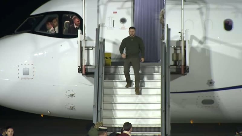Zelensky à Paris: les images de l'arrivée en France du président ukrainien