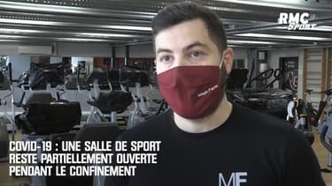 Covid-19 : Une salle de sport reste partiellement ouverte pendant le confinement