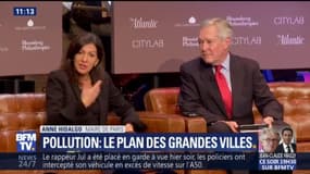 "Un enjeu majeur est de réduire la place des voitures polluantes à Paris" lance Anne Hidalgo 