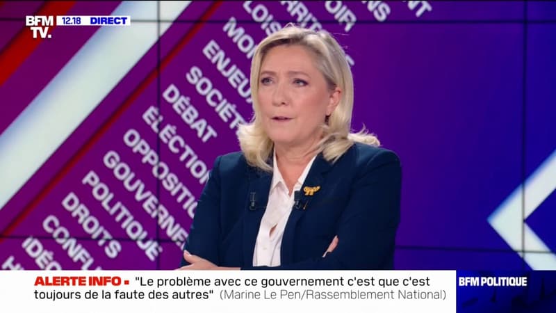 Marine Le Pen sur la grève générale du 18 octobre: 
