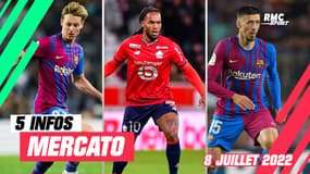 Sanches, De Jong, Lenglet... Les 5 infos mercato du 8 juillet à la mi-journée