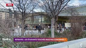 Retraites: les étudiants touchés mais pas concernés? 