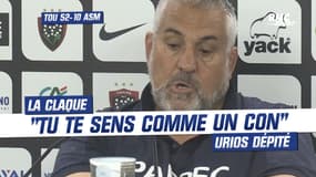 Toulon 52-10 Clermont: "Tu te sens comme un con" Urios dépité après la gifle 