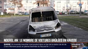 Nouvel an: le nombre de véhicules brûlés en hausse