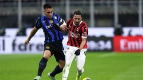 Ismaël Bennacer lors du match AC Milan-Inter (1-1, Serie A), le 2 février 2025