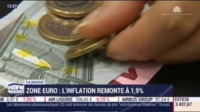 Zone euro: l'inflation remonte à 1,9%