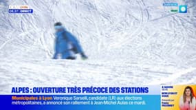 Alpes : ouverture très précoce des stations de ski dès ce week-end