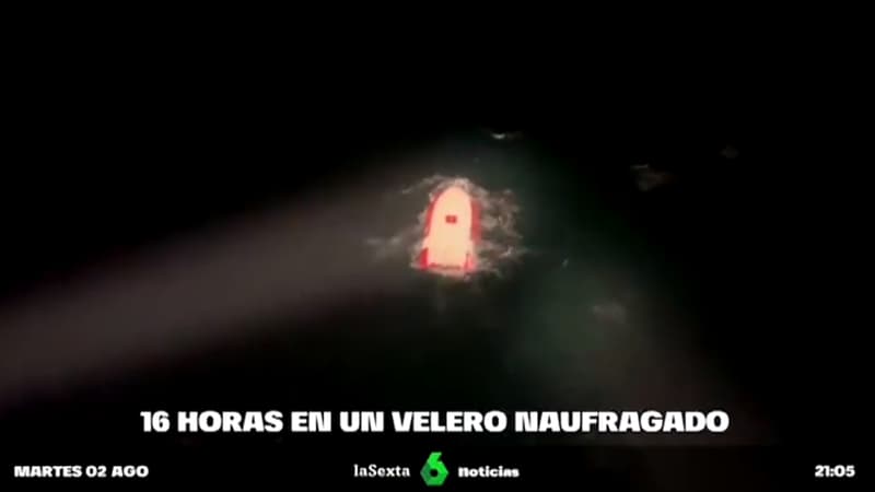 Un navigateur français sauvé après 16 heures dans un voilier retourné au large de l'Espagne