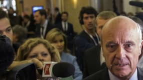 Alain Juppé lors d'une conférence de presse à Paris le 27 septembre 2016 