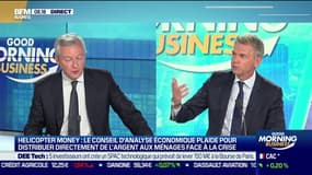 Bruno Le Maire (Ministre de l'Économie): "Ce n'est pas nécessaire aujourd'hui de faire des chèques aux Français alors que nous avons soutenu par nos dispositifs de protection sociale, le pouvoir d'achat"