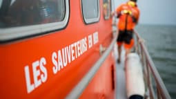 Un bateau de la SNSM lors d'un exercice, en 2019 (image d'illustration).