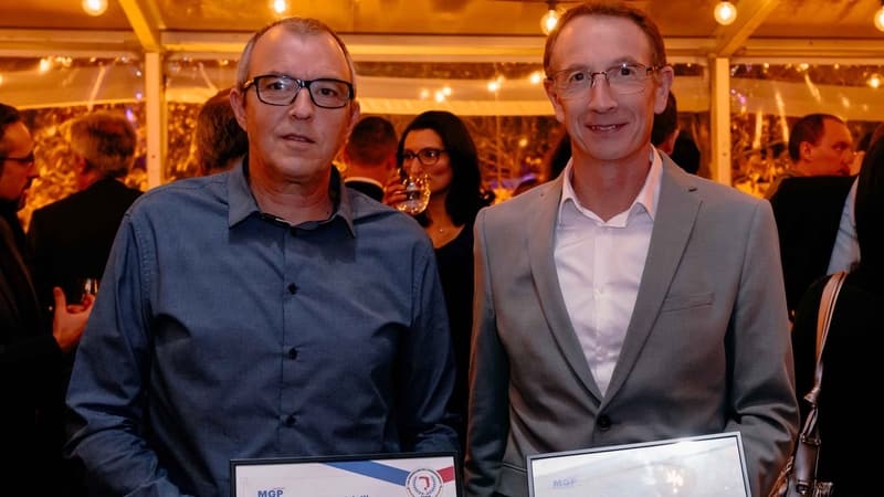 Marc Arnal et Nicolas Pelletier ont été récompensés dans le cadre des Médailles de l'engagement de la Mutuelle Générale de la Police.