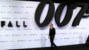 Daniel Craig, qui incarne James Bond sur grand écran, à la première de "Skyfall" à Berlin. Selon l'Observatoire européen de l'audiovisuel, la fréquentation des salles de cinéma en Europe a diminué de 0,9% en 2012, voire de 2,4% pour la seule Union europée