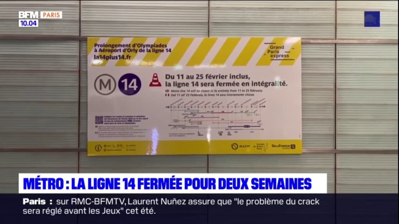 ligne 14 dimanche 11 fevrier