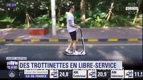 Des trottinettes électriques en libre-service déployées vendredi à Paris