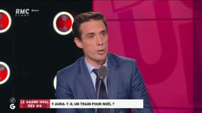 "100% des trains entre mi-décembre et le 4 janvier sont ouverts à la réservation à partir d'aujourd'hui !" Jean-Baptiste Djebbari