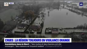 Crues: le Nord et le Pas-de-Calais sont toujours en vigilance orange ce lundi