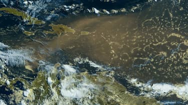 Un important phénomène de brume de sable touche les Caraïbes.