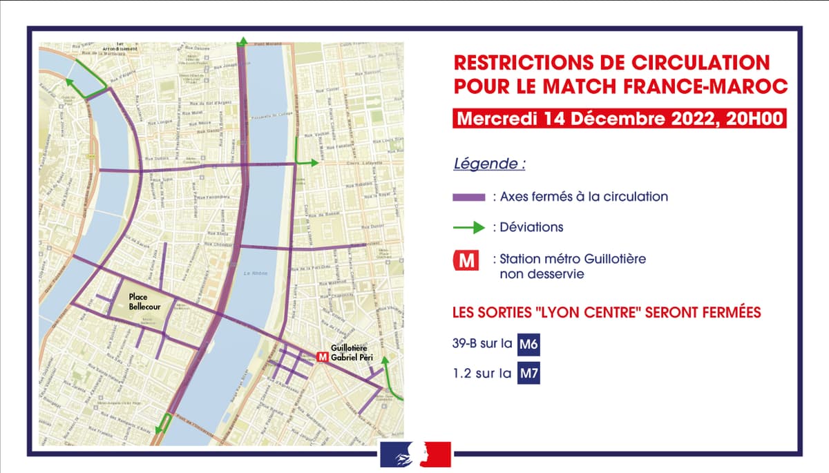 Lyon des restrictions de circulation dans le centreville avant la
