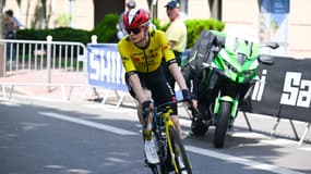 Jonas Vingegaard sur le Critérium du Dauphiné, le 12 juin 2025