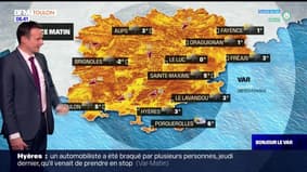 Météo Var: de la pluie avant le retour du soleil ce mardi, jusqu'à 14°C à Toulon