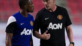 Patrice Evra et David Moyes