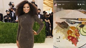 Keke Palmer au Met Gala - Une Story Instagram postée sur son compte