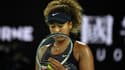 La Japonaise Naomi Osaka, après un point perdu contre l'Américaine Jennifer Brady, lors de la finale de l'Open d'Australie, le 20 février 2021 à Melbourne