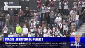 Les stades ont pu retrouver du public mercredi