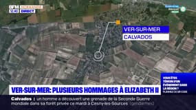 Calvados: plusieurs hommages rendus ce matin à Élizabeth II à Ver-sur-Mer