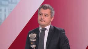 Gérald Darmanin le ministre de la Justice sur le plateau de RMC et BFMTV le 14 février 2025