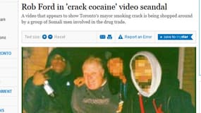 Une photo publiée par le site du Toronto Star, le 16 mai dernier, montre le maire Rob Ford aux côtés d'un homme identifié comme Anthony Smith, qui serait l'auteur de la vidéo à scandale.