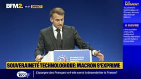 L'Europe ne veut pas être "le vassal" technologique des Etats-Unis et de la Chine, déclare Emmanuel Macron