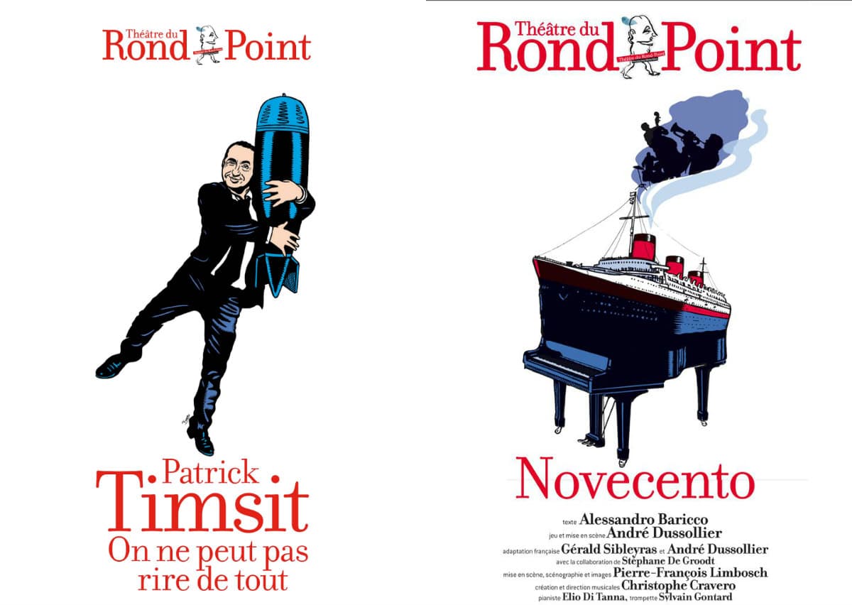 Jean Michel Ribes Theatre Du Rond Point Paris: qui est Stéphane Trapier, auteur des affiches du Théâtre du Rond