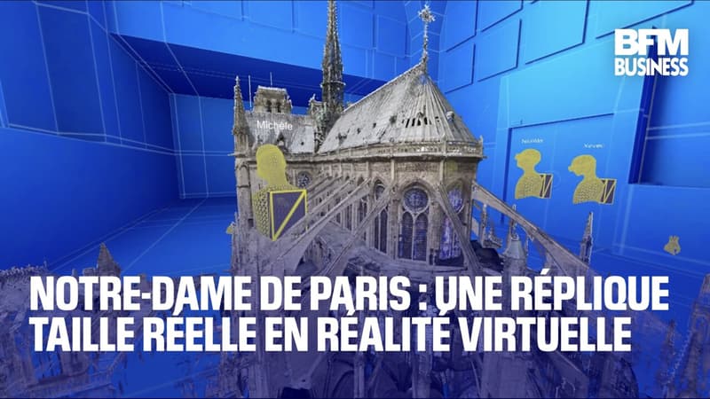 Notre-Dame de Paris : une réplique taille réelle en réalité virtuelle
