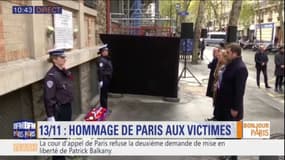 L'hommage de Paris aux victimes du 13-Novembre en présence d'Anne Hidalgo, Christophe Castaner, Nicole Belloubet et Emmanuel Grégoire