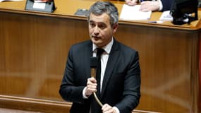 Gérald Darmanin le 7 octobre 2023 à l'Assemblée nationale 