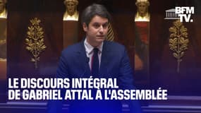 Le discours de politique générale de Gabriel Attal à l'Assemblée nationale en intégralité