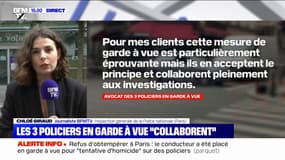 Refus d'obtempérer à Paris : les trois policiers en garde à vue "collaborent aux investigations"