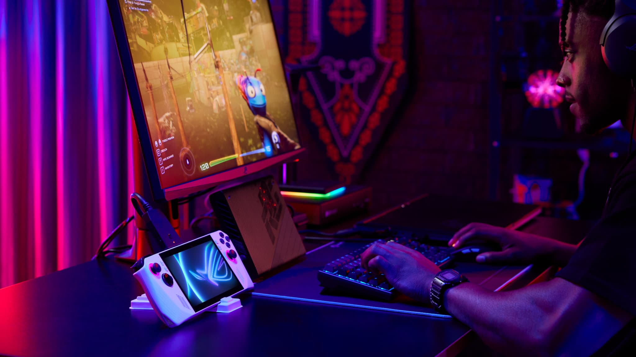 La ROG Ally peut aussi se connecter à un écran La ROG Ally peut aussi se connecter à un écran