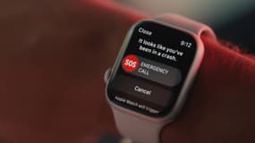 La fonction de détection d'accident de l'Apple Watch Series 8