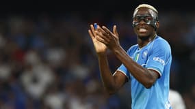 Victor Osimhen, le 27 septembre 2023, à Naples